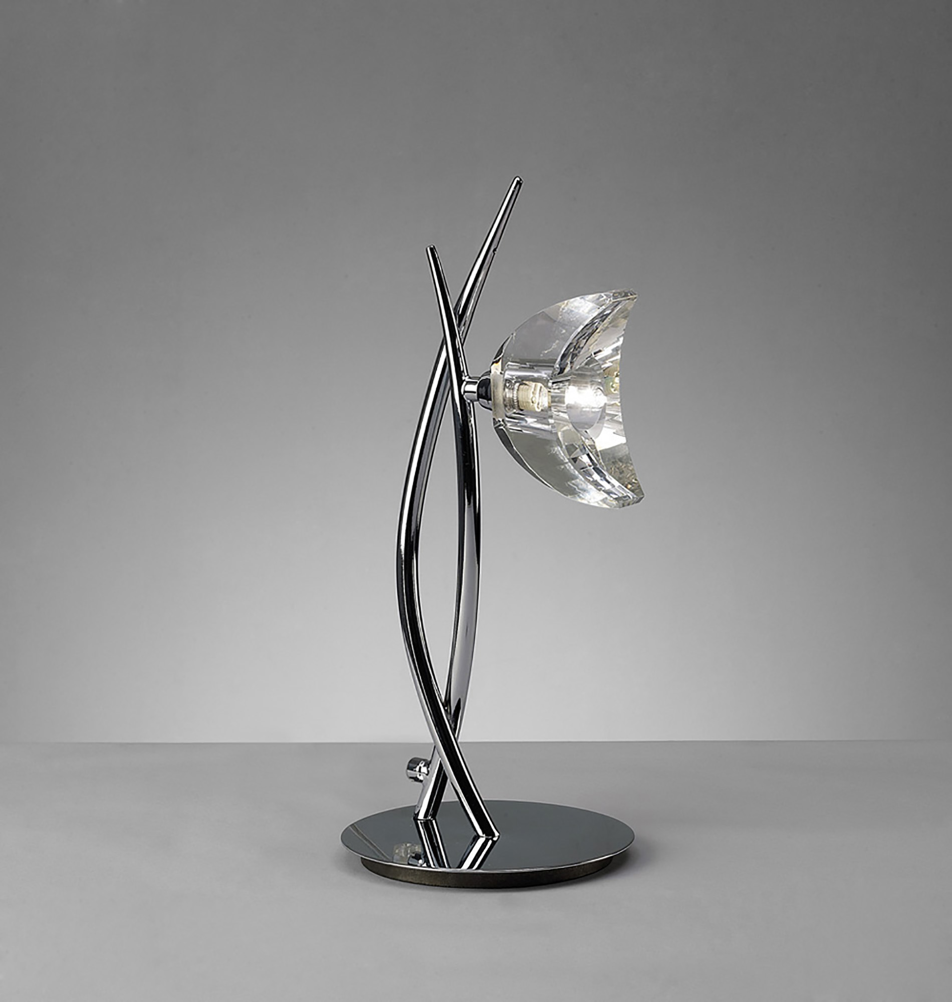 Eclipse Polished Chrome Table Lamps Mantra Armed Table Lamps